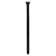 Ремешок - ApW Double Tour Apple Watch 38/40/41 mm кожаный на пряжке (black)