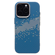 Чехол-накладка Luxo Creative PC  для "Apple iPhone 16 Pro" (135) (blue/green)