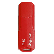 Флэш накопитель USB 32 Гб Smart Buy CLUE (red)