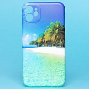 Чехол-накладка - SC185 для "Apple iPhone 11" (008) (blue)