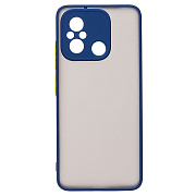 Чехол-накладка - PC041 для "Xiaomi Poco C55/Redmi 12C" (blue/black)