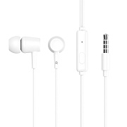 Проводные наушники с микрофоном внутриканальные Celebrat G13 Jack 3,5  (white)