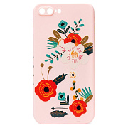 Чехол-накладка - SC246 для "Apple iPhone 7 Plus/iPhone 8 Plus" (007) (light pink)