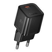 Адаптер Сетевой Hoco N66 Ingenious PD Type-C 3A/35W (black)