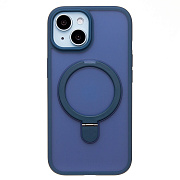 Чехол-накладка - SM088 SafeMag  для "Apple iPhone 15" (dark blue)