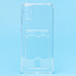 Чехол-накладка - SC276 с картхолдером для "Samsung SM-A055 Galaxy A05" (transparent)
