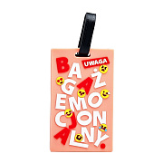 Брелок-бирка для багажа - рюкзака детская Luggage Tag (peach) (021)