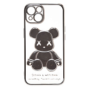 Чехол-накладка - SC330 для "Apple iPhone 14" (silver)