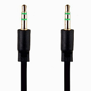 Кабель AUX (папа-папа) Activ Clean Line  100см   (black)