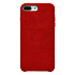 Чехол-накладка - Alcantara для "Apple iPhone 7 Plus/iPhone 8 Plus" (red)