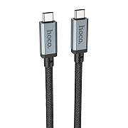 Кабель USB 4.0 Hoco US05 Thunderbolt 4 Pro (20Gbps)(повр. уп.) 100W 200см 5A  (black)