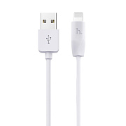 Кабель USB - Apple lightning Hoco X1 Rapid 12W 200см 2,4A  (white)