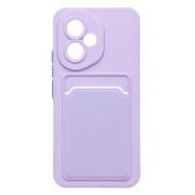 Чехол-накладка - SC337 с картхолдером для "Honor 400 Global" (light violet) (240633)