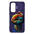 Чехол-накладка - SC335 для "Samsung Galaxy A35"  (кот) (violet) (232905)
