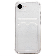 Чехол-накладка - SC300 с картхолдером для "Apple iPhone 16e" (white)