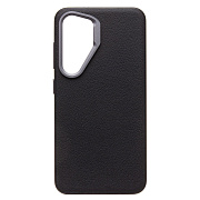 Чехол-накладка Cellis SM032 SafeMag для "Samsung Galaxy S24" Натуральная кожа (black) (237508)