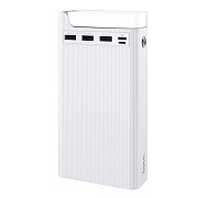 Внешний аккумулятор Hoco J62 30 000mAh Micro USB/USB Type-C/USB*3 (white)