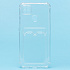 Чехол-накладка - SC278 с картхолдером для "Xiaomi Redmi 9C" (transparent) (205993)