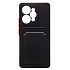 Чехол-накладка - SC337 с картхолдером для "Realme 15" (black)