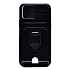 Чехол-накладка - SC312 c картхолдером для "Apple iPhone 12/iPhone 12 Pro" (black)