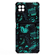 Чехол-накладка - SC284 с картхолдером для "Samsung SM-A226 Galaxy A22s 5G" (001) (multicolor)