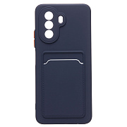 Чехол-накладка - SC315 с картхолдером для "Huawei nova Y70/nova Y70 Plus" (dark blue) (214412)