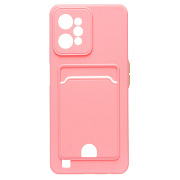 Чехол-накладка - SC315 с картхолдером для "OPPO realme C31" (pink)