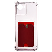 Чехол-накладка - SC276 с картхолдером для "OPPO realme C30" (black)