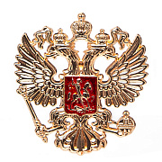 Наклейка - "Герб" (латунь) (gold)