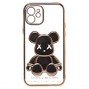 Чехол-накладка - SC330 для "Apple iPhone 12" (gold)