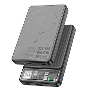 Внешний аккумулятор Hoco Q18 Tourer 22.5W SafeMag 10000mAh Type-C/USB/Type-C/SafeMag (black)