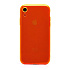 Чехол-накладка - SC344 для "Apple iPhone XR" (transparent/orange) (232067)