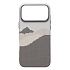 Чехол-накладка - MosBros (PC) для "Apple iPhone 17 Pro Max/18 Pro Max" (LF47) (gray/white)