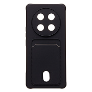 Чехол-накладка - SC304 с картхолдером для "Honor X9c" (black) (239126)