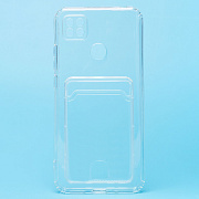 Чехол-накладка - SC276 с картхолдером для "Xiaomi Redmi 10A" (transparent) (210428)