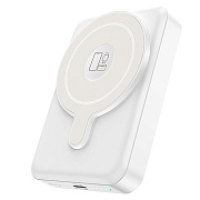 Внешний аккумулятор Hoco Q11 Expressar PD SafeMag 10000mAh USB Type-C/Type-C (white)