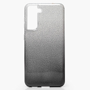 Чехол-накладка - SC097 Gradient для "Samsung SM-G996 Galaxy S21+" (black/silver)