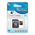 Карта флэш-памяти MicroSD  4 Гб Smart Buy +SD адаптер (class 4)