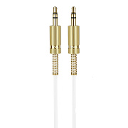 Кабель AUX (папа-папа) Hoco UPA31  100см   (white)