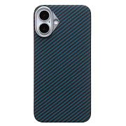 Чехол-накладка Cellis SM009 POSH KEVLAR для "Apple iPhone 16 Plus" (dark blue)