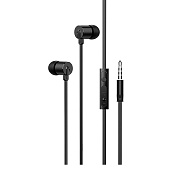 Проводные наушники с микрофоном внутриканальные Hoco M63 Ancient sound Jack 3,5  (black)