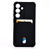 Чехол-накладка - SC304 с картхолдером для "Samsung Galaxy S25" (black) (239002)
