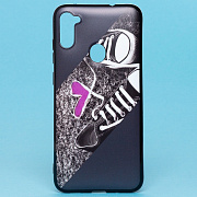Чехол-накладка - SC185 для "Samsung SM-A115 Galaxy A11/SM-M115 Galaxy M11" (001) (black/purple)