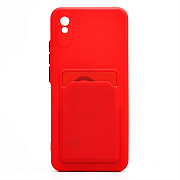 Чехол-накладка - SC315 с картхолдером для "Xiaomi Redmi 9A/Redmi 9i" (red)