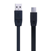 Кабель USB - micro USB Remax RC-001m Full Speed  100см 2,1A  (black)
