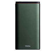 Внешний аккумулятор Proda PD-P02 10 000mAh Micro USB/USB Type-C/USB (green)