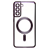 Чехол-накладка - SM027 SafeMag для "Samsung Galaxy S21FE" (dark violet)