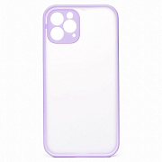 Чехол-накладка - PC041 для "Apple iPhone 12 Pro Max" (light violet/white)