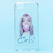 Чехол-накладка - SC226 для "Apple iPhone 7/iPhone 8/iPhone SE 2020" (001) (прозрачный)