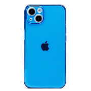 Чехол-накладка - SC344 для "Apple iPhone 13" (transparent/blue) (232045)